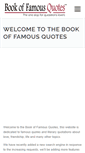 Mobile Screenshot of famous-quotes.com
