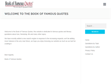 Tablet Screenshot of famous-quotes.com